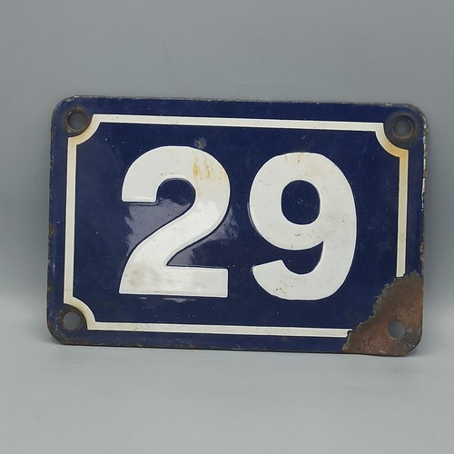 Altes emailleschild 15x10cm - altes,