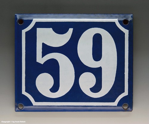 Alte email emaille hausnummer - alte,