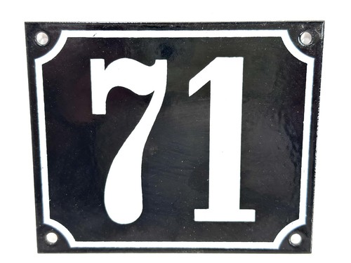 Altes emaille schild - altes,