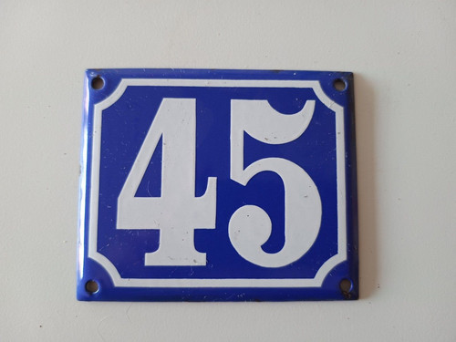 Email emaillierte hausnummer - emaillierte,