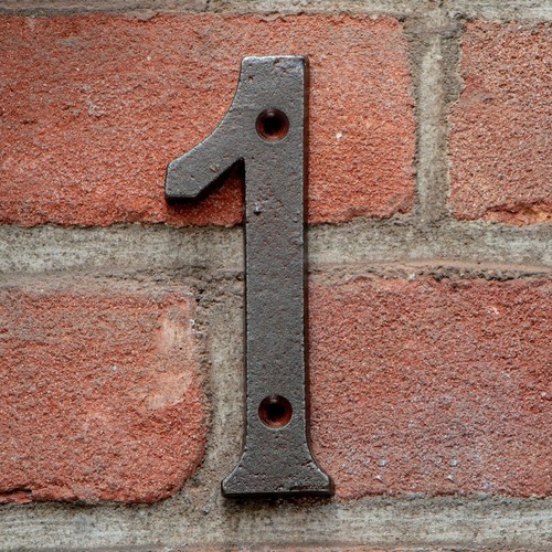 Stilvolle hausnr für - "1",