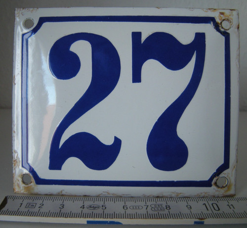 Hausnummer siebenundzwanzig - hausnummer, 27